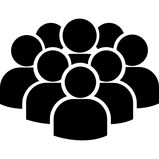 Icon of a group of people representing community hall