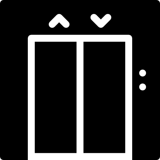 Icon of a group of people representing high speed elevator
